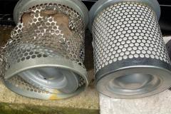 Breakdown-damaged-filter-element